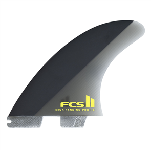 FCS II MF PG Tri Retail Fins. Black/Acid (Sizes M & L)