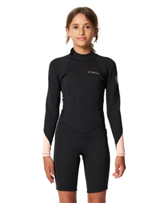 O'Neill GIRLS BAHIA BZ LS LONG SPRINGSUIT 2MM, 002 BLACK