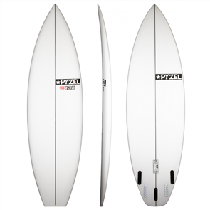 Pyzel MINI GHOST SQUASH Surfboard with 5 Future Fin Boxes