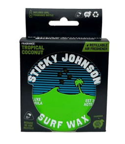 Sticky Johnson Refillable Air Fresheners – Tropical Coconut