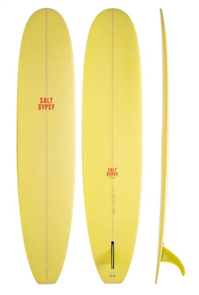 Salt Gypsy Surfboards Dusty PU Surfboard, Lemonade