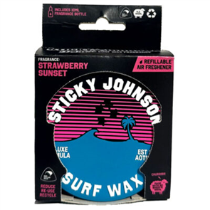 Sticky Johnson Refillable Air Fresheners – Strawberry Sunset