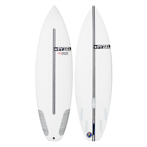 Pyzel EPS MINI GHOST SQUASH Surfboard with 5 FCS Fin Boxes