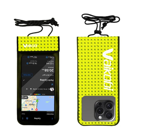 VAIKOBI Waterproof Phone Case, Yellow